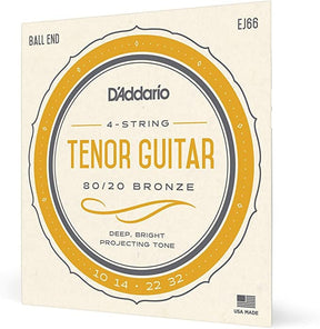 D'Addario EJ66 80/20 Tenor Guitar Strings 10-32