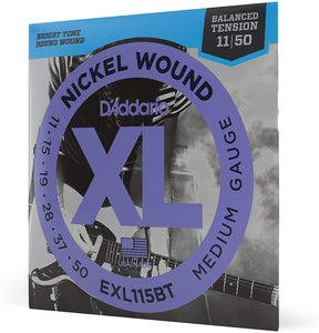 D'Addario EXL115BT XL Balanced Tension Electric Guitar Strings Medium - 11-50