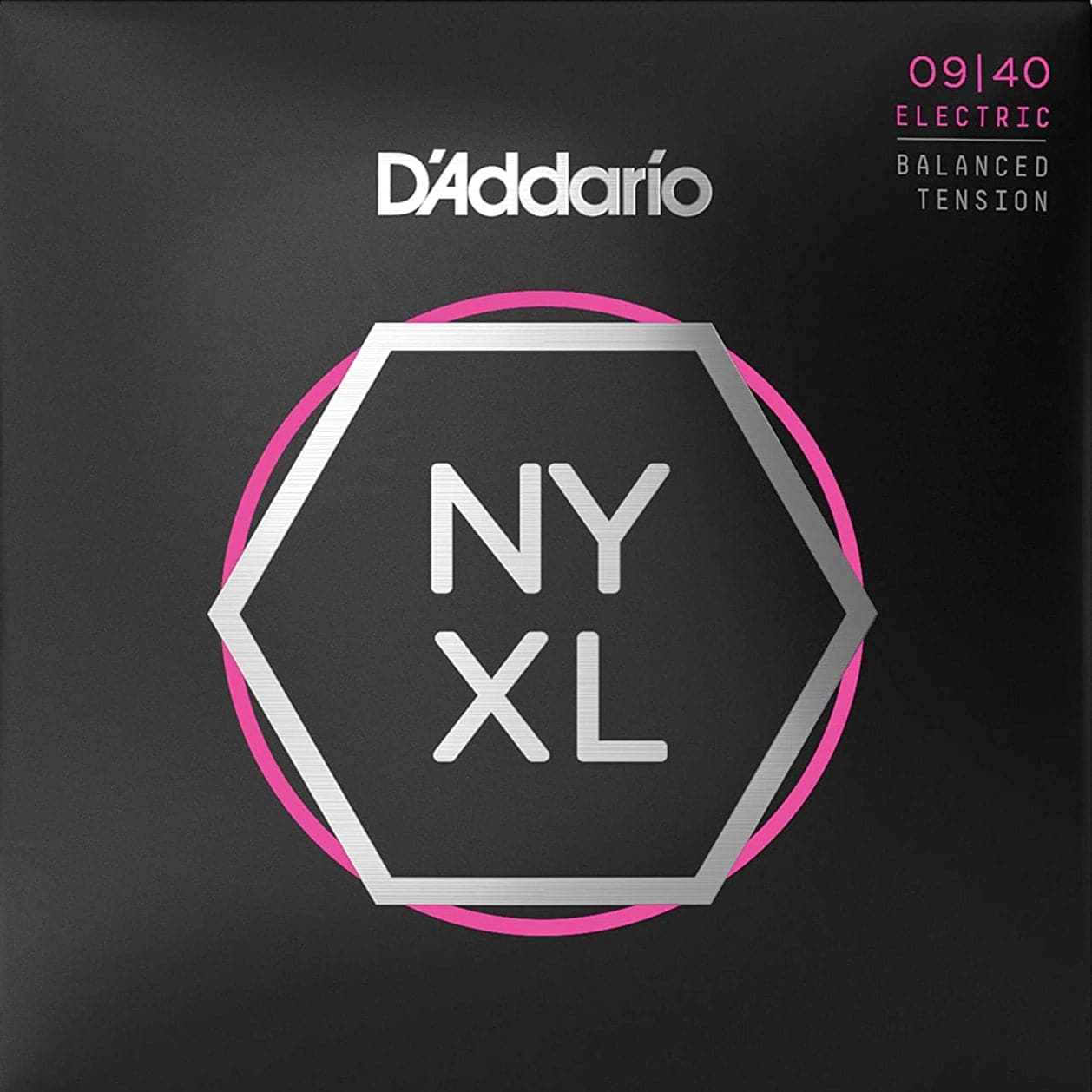 D'Addario NYXL0940BT Balanced Tension Electric Guitar Strings - Super Light - 9-40