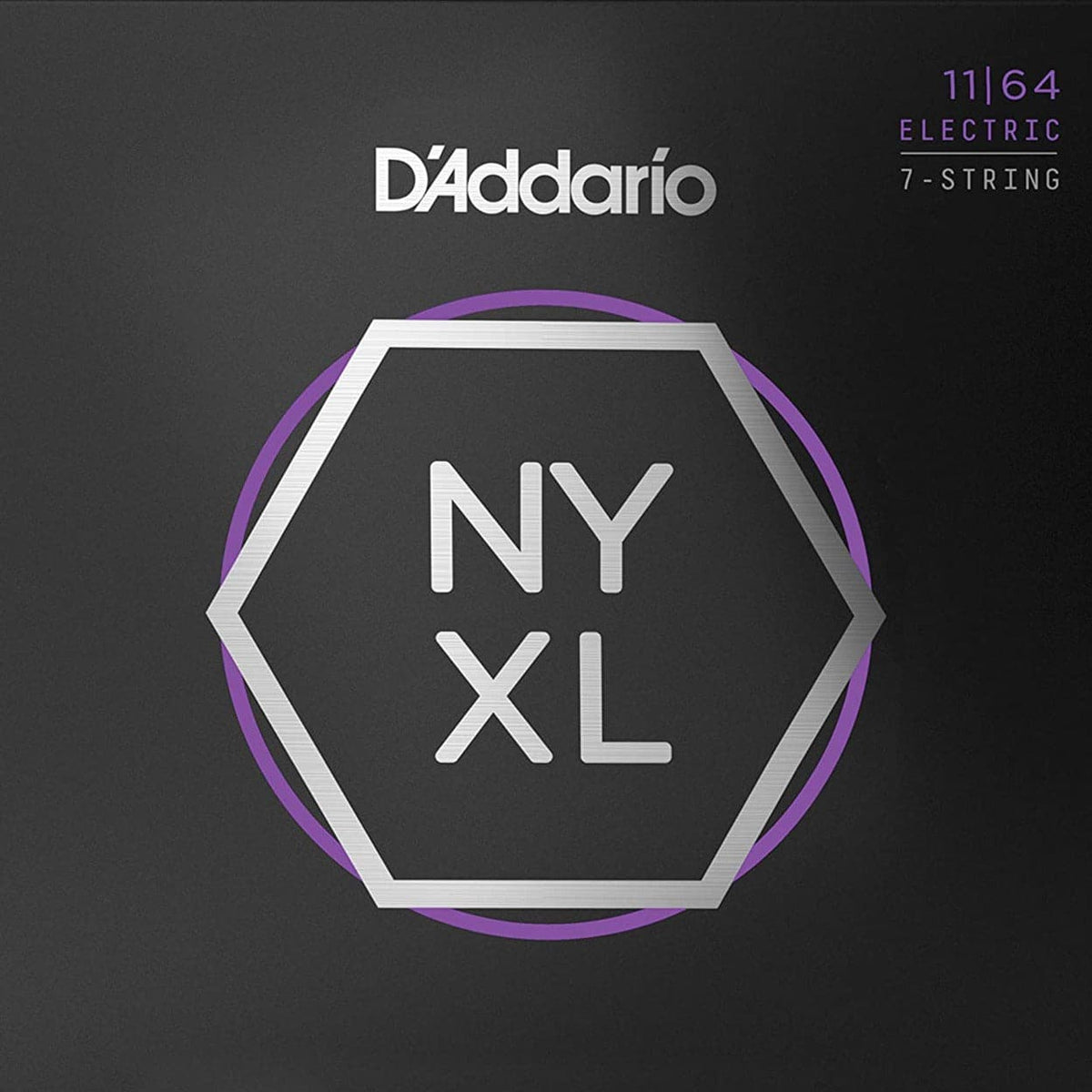 D'Addario NYXL1164 Nickel Wound 7-String Electric Guitar Strings - Medium - 11-64