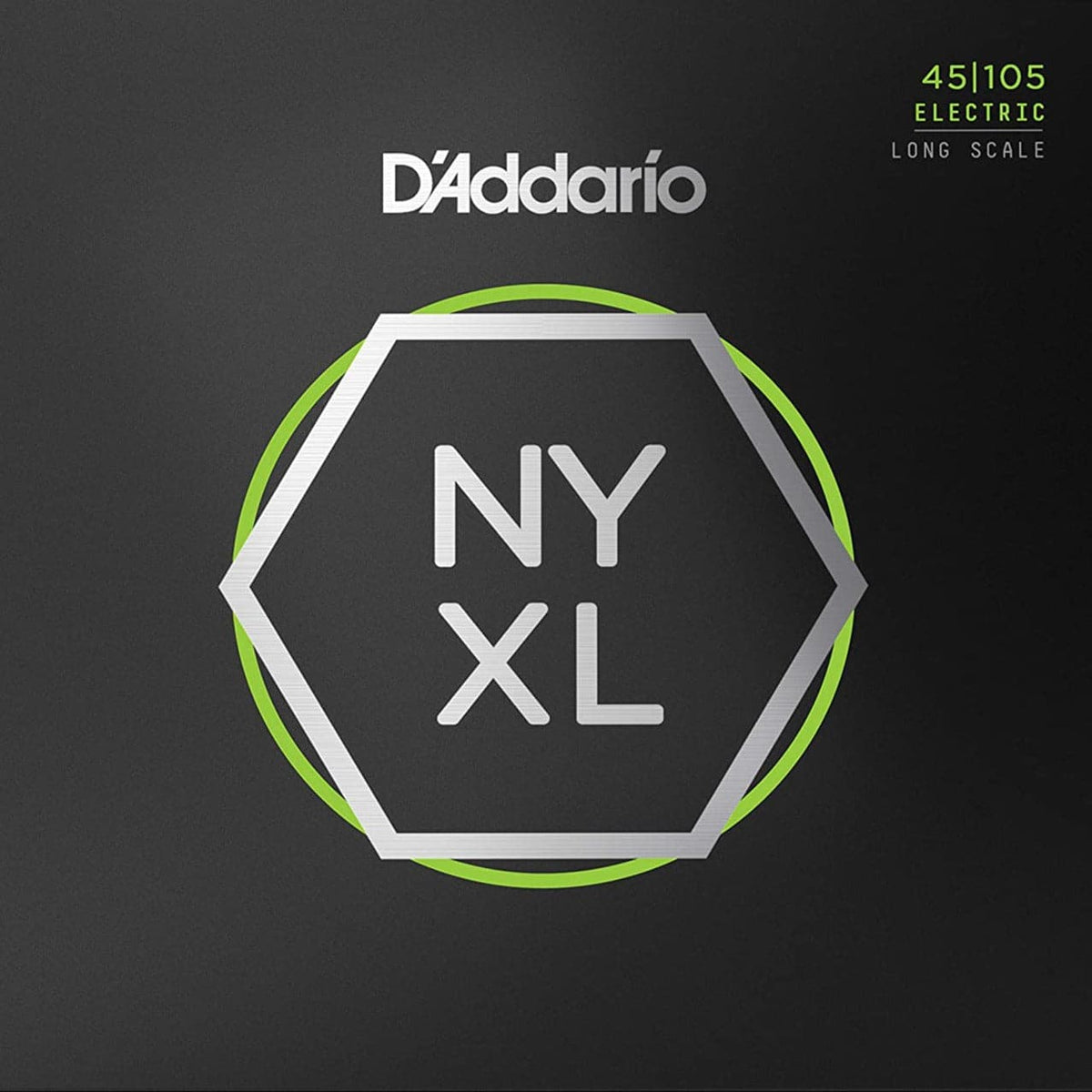 D'Addario NYXL45105 - Set Long Scale - Light Top / Med Bottom - 45-105