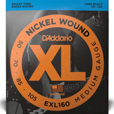 D'Addario EXL160 XL Bass Guitar Strings Medium Gauge 50-105