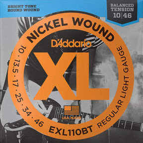 D'Addario EXL110BT Balanced Tension Electric Guitar Strings Regular Light - 10-46