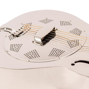 Vintage AMG Resonator Guitar Chrome