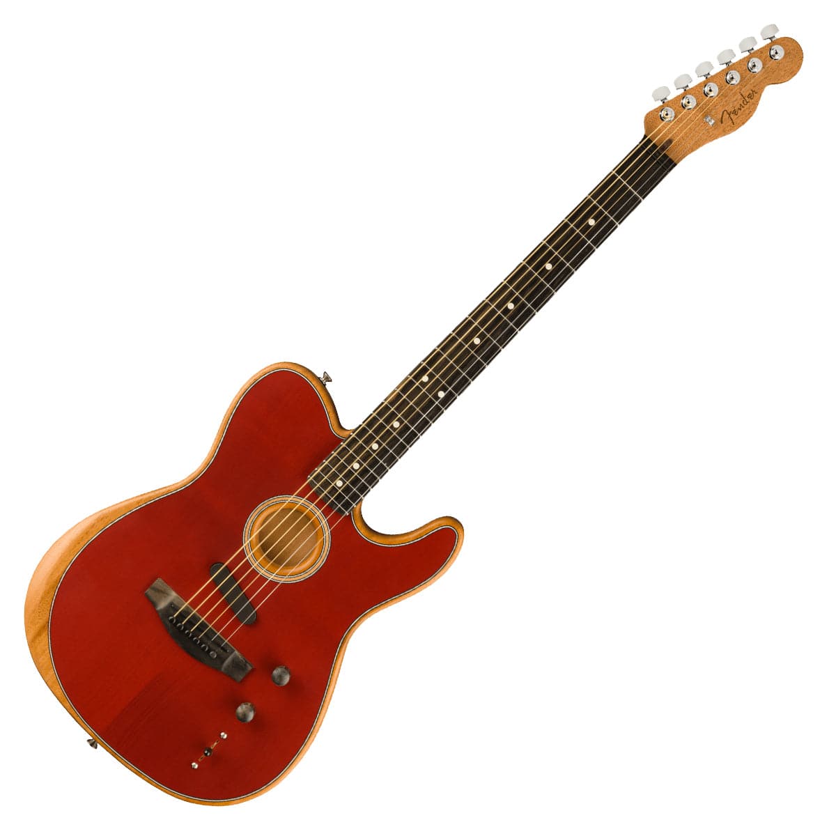 Fender American Acoustasonic Telecaster - Crimson Red