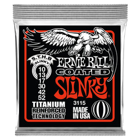 Ernie Ball Coated Skinny Top Heavy Bottom Electric Guitar Strings - 10-52