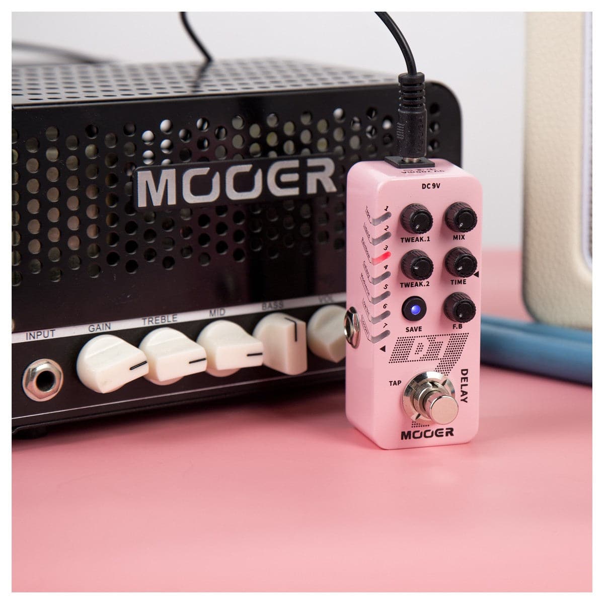 Mooer D7 Digital Delay Micro Pedal