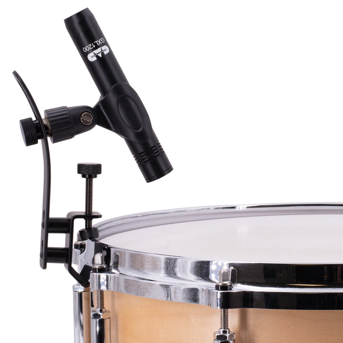 CAD Metal Drum Rim Microphone Holder ~ Black