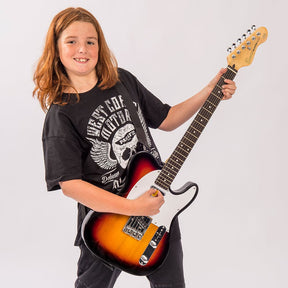 Encore E2 Electric Guitar ~ Gloss Black