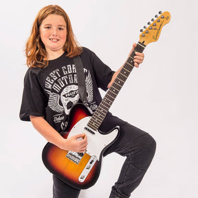 Encore E2 Electric Guitar ~ Gloss Black