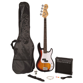 Encore Blaster E40 Bass Guitar Pack ~ Sunburst