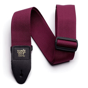 Ernie Ball Guitar Strap - Burgundy