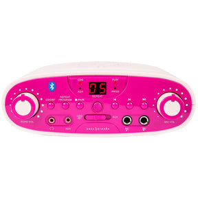Easy Karaoke 'Girls Night In' Bluetooth® Party Machine + 1 Microphone & CD