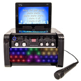 Easy Karaoke Bluetooth® Karaoke System with LED Light Effects + 1 Microphone