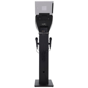 Easy Karaoke Bluetooth® Karaoke System with Speaker Pedestal + 2 Microphones