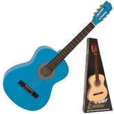 Encore Full Size Classic Guitar Pack ~ Blue