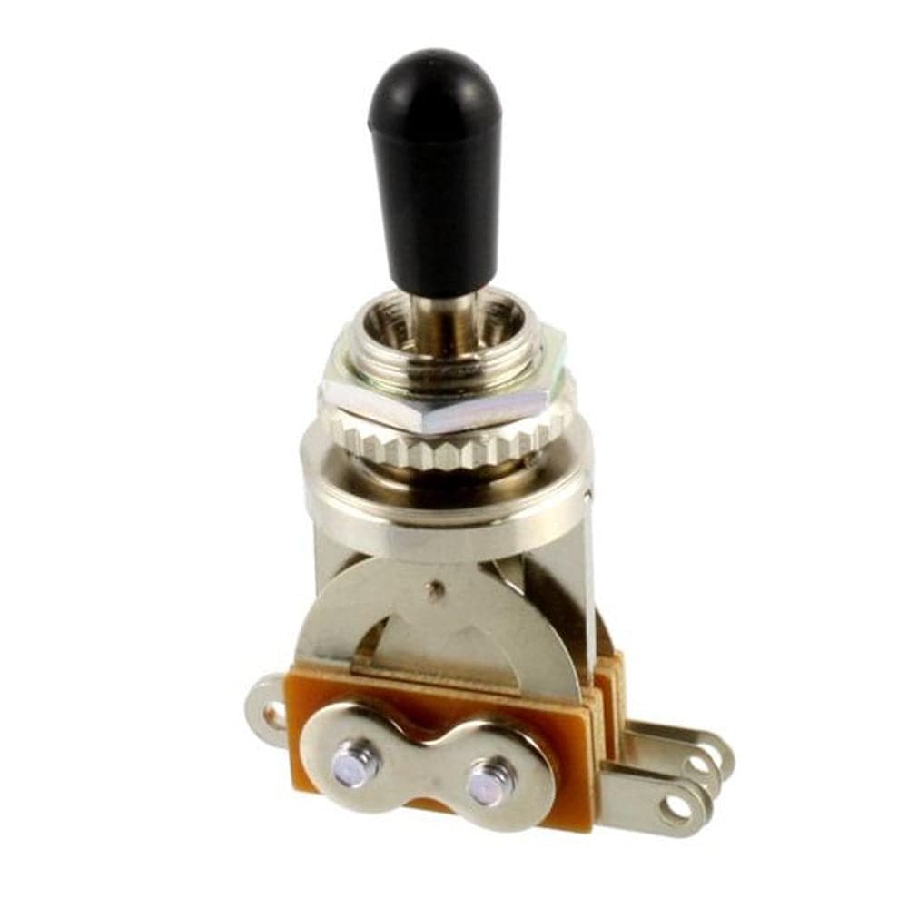 All Parts Toggle Switch 3-Way - Short - Straight Nickel