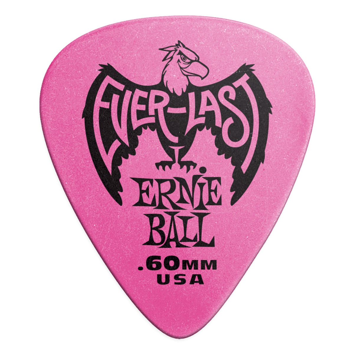 Ernie Ball .60mm Pink Everlast Picks 12 Pack