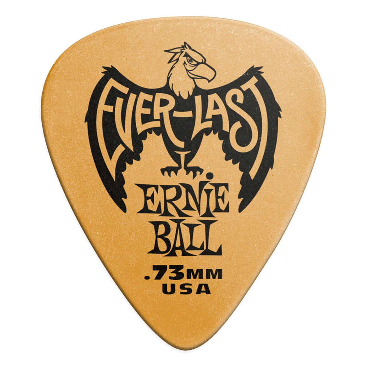 Ernie Ball .73mm Orange Everlast Picks 12 Pack