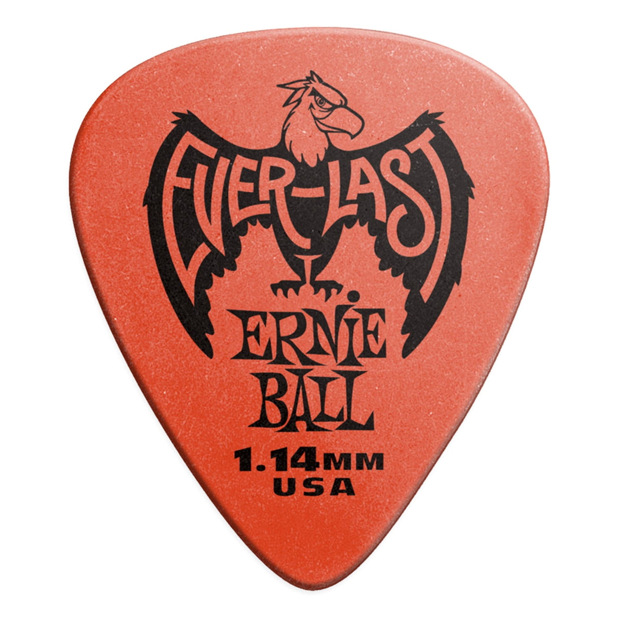 Ernie Ball 1.14mm Red Everlast Picks 12 Pack