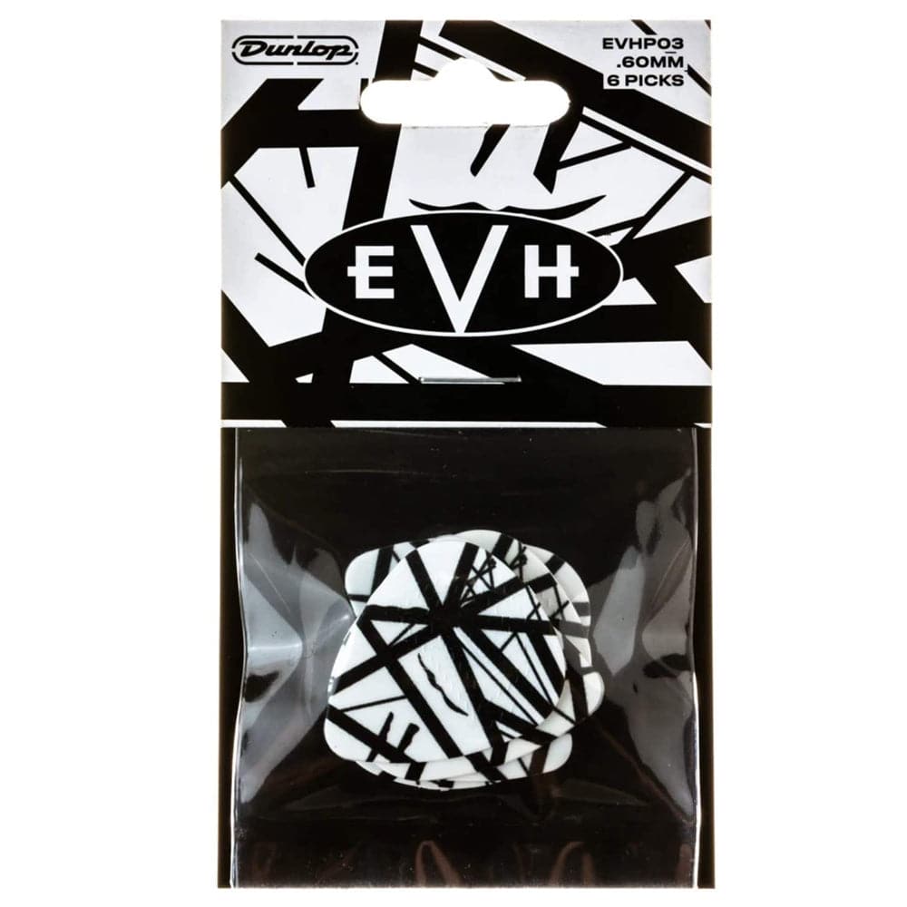 Jim Dunlop EVHP03 Eddie Van Halen Signature Picks - 6 Pack - .60mm