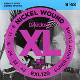 D'Addario EXL120 XL Electric Guitar Strings - Super Light - 9-42