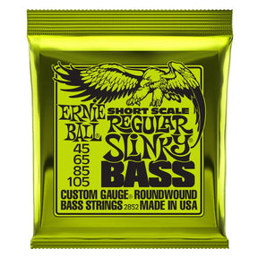 Ernie Ball 2852 Short Scale Regular Slinky Bass Guitar Strings - 45-105Ernie Ball Short Scale Regular Slinky Bass Guitar Strings 2852 - 45-105