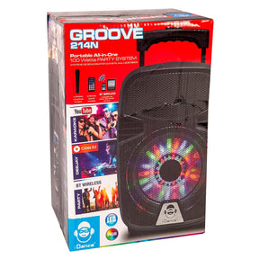 iDance Groove Bluetooth® Party Box System with 1 Microphone ~ 100W
