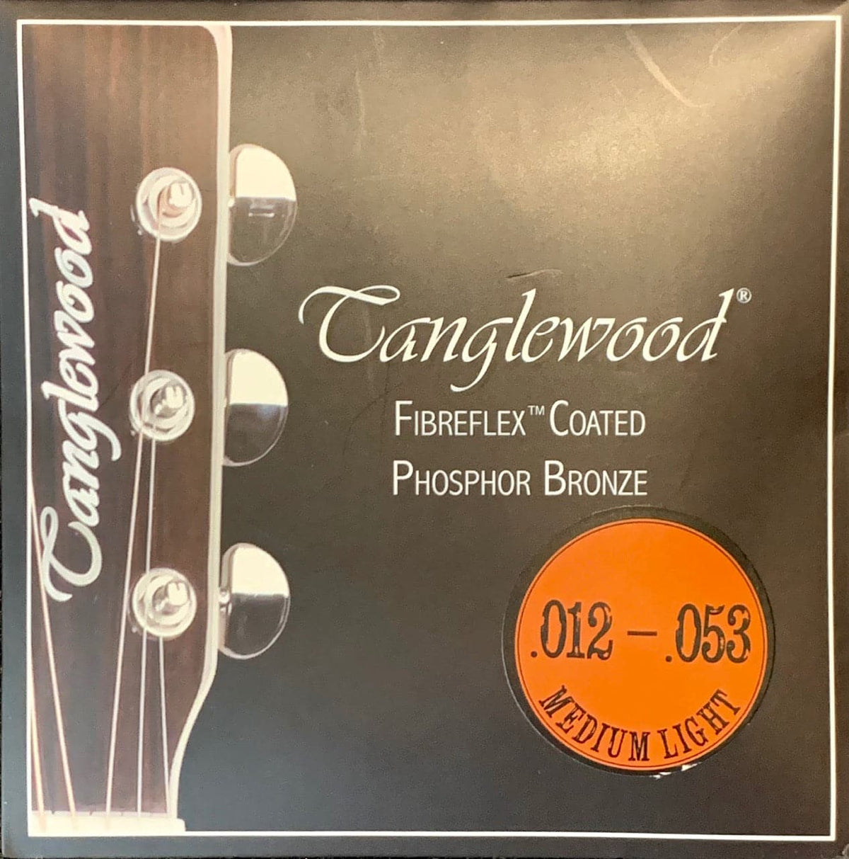 Tanglewood Phosphor Bronze FibreFlex Coated Acoustic Guitar Strings - 12-53