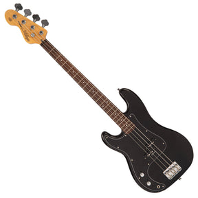 Vintage V40 Coaster Series Bass Guitar ~ Left Hand Boulevard Black