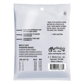 Martin MEC12 Clapton's Choice Eric Clapton Signature Acoustic Strings - 12-54