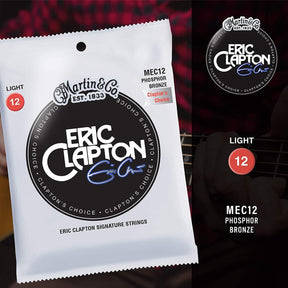 Martin MEC12 Clapton's Choice Eric Clapton Signature Acoustic Strings - 12-54
