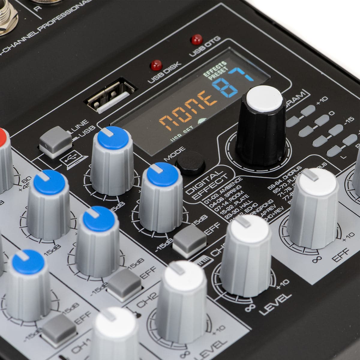 CAD 4 Channel Mixer with USB Interface & Digital Effects