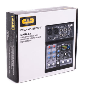 CAD 4 Channel Mixer with USB Interface & Digital Effects