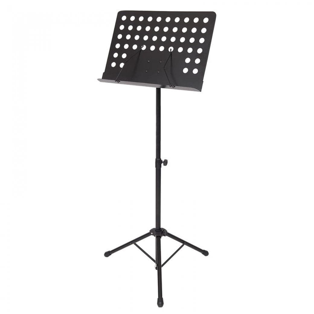 Kinsman KSS02 Deluxe Stage Music Stand - Black