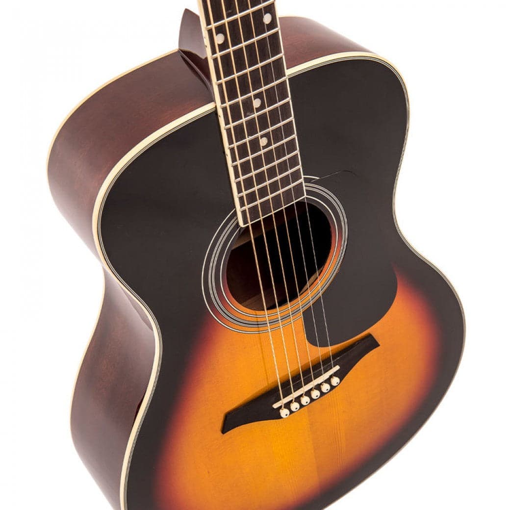 Vintage V300 Acoustic Folk Guitar - Sunburst
