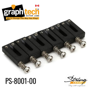 Graph Tech PS-8001-00 String Saver Saddle Kit for Strat / Tele with Offset Intonation Screws