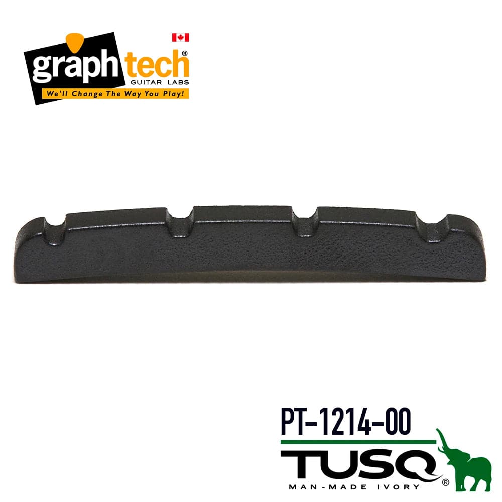 Graph Tech Black Tusq Nut for Jazz Bass - Slotted (PT-1214-00)