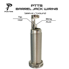 Pure Tone Mono & Stereo 1/4″ Barrel Jack - Chrome