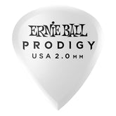 Ernie Ball 2.0mm White Mini Prodigy Picks 6-Pack