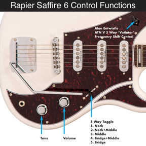 Rapier Saffire Electric Guitar ~ Sunburst