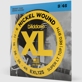 D'Addario EXL125 XL Electric Guitar Strings - Super Light Top / Regular Bottom - 9-46