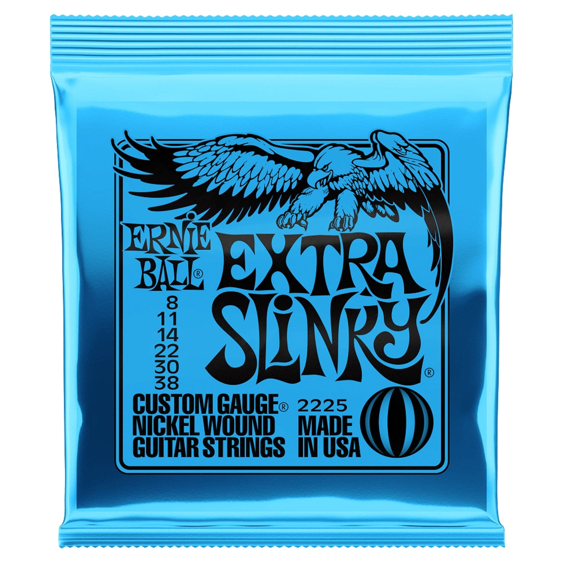 Ernie Ball Extra Slinky Electric Guitar Strings 2225 - 8-38