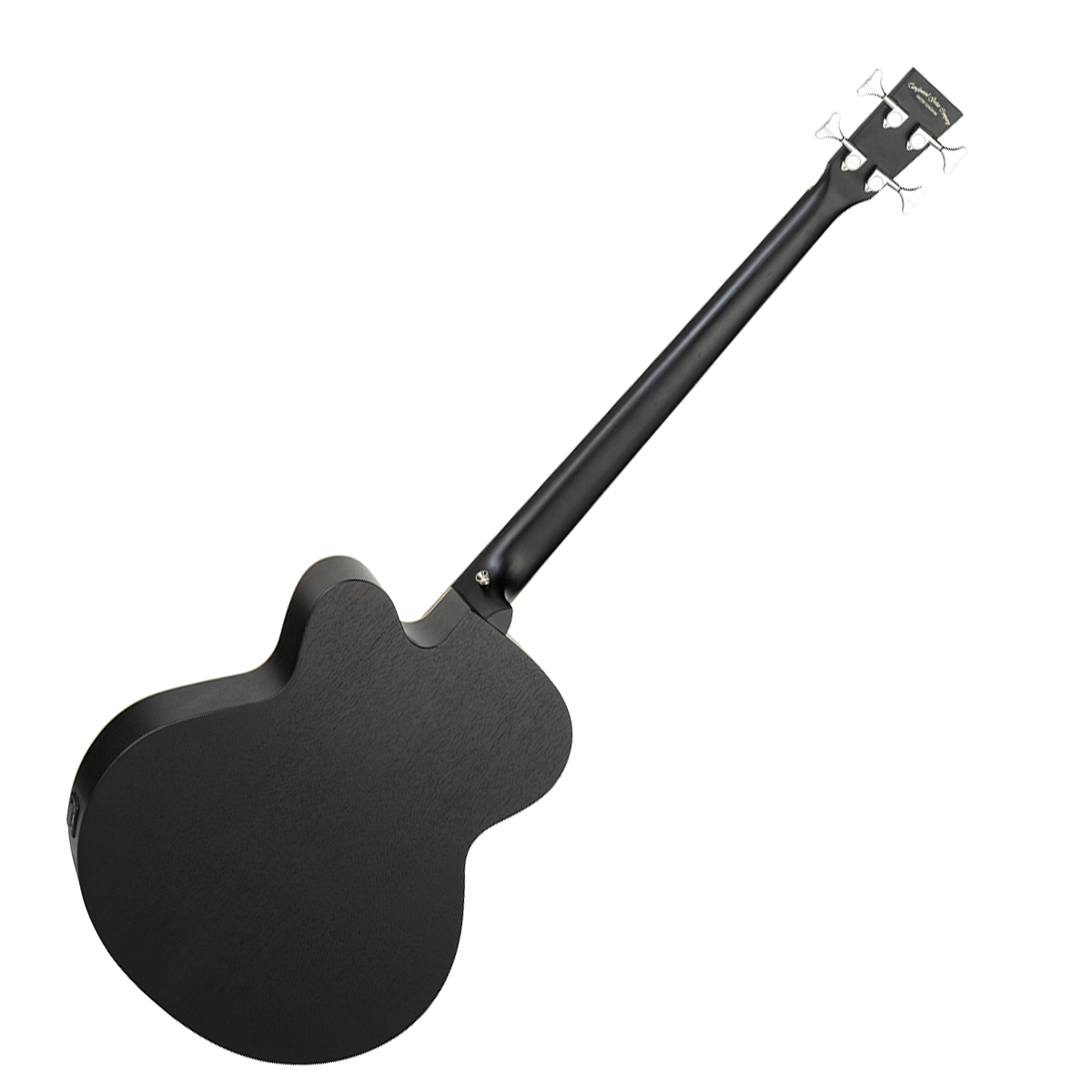 Tanglewood Blackbird Super Jumbo Electro Acoustic Bass Guitar - Smokestack Black Satin