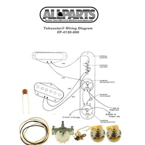 All Parts EP-4130-000 Wiring Kit for Telecaster® - Made in USA