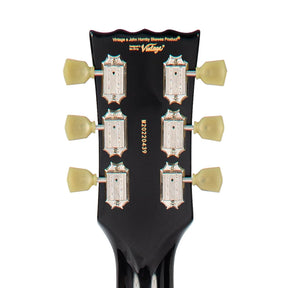Vintage V100P ReIssued Electric Guitar ~ Boulevard Black