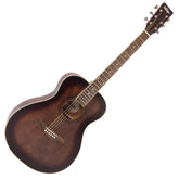 Vintage V300 Acoustic Folk Guitar ~ Antiqued