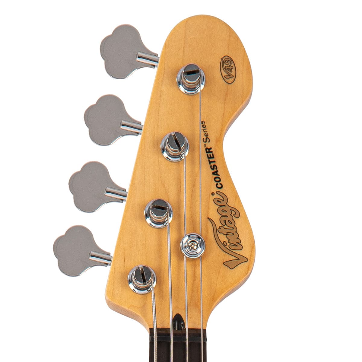 Vintage V49 Coaster Series Bass Guitar ~ Boulevard Black