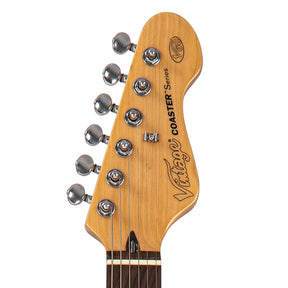 Vintage V60 Coaster Series Electric Guitar Pack ~ Laguna Blue