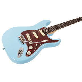Vintage V60 Coaster Series Electric Guitar Pack ~ Laguna Blue